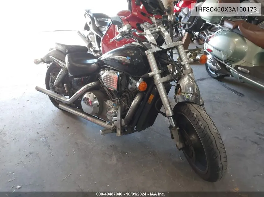 2003 Honda Vtx1800 C VIN: 1HFSC460X3A100173 Lot: 40487040