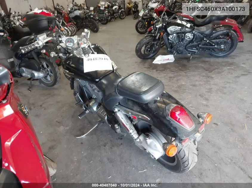 2003 Honda Vtx1800 C VIN: 1HFSC460X3A100173 Lot: 40487040