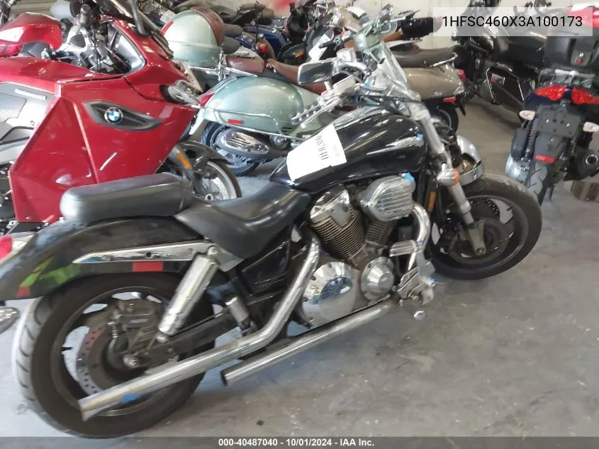 2003 Honda Vtx1800 C VIN: 1HFSC460X3A100173 Lot: 40487040