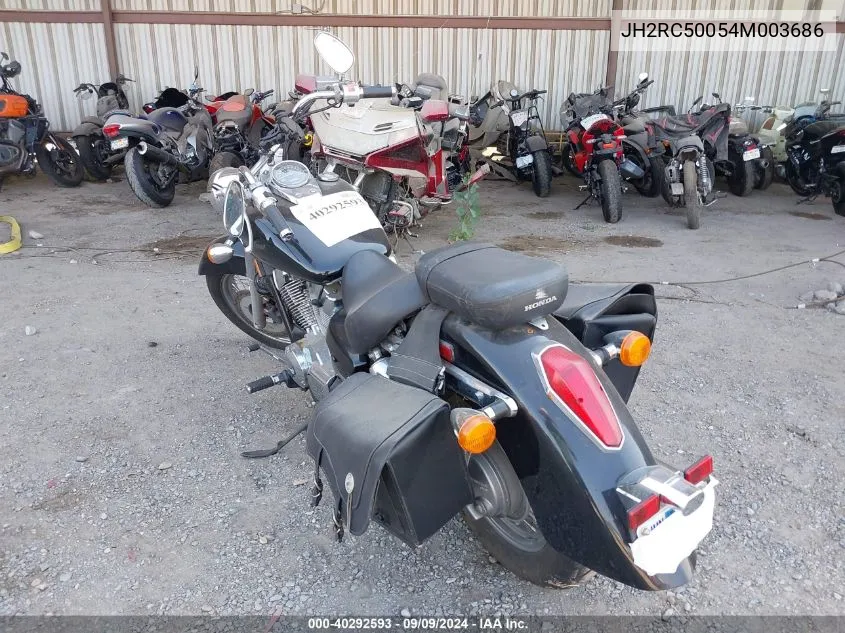 2004 Honda Vt750 C VIN: JH2RC50054M003686 Lot: 40292593