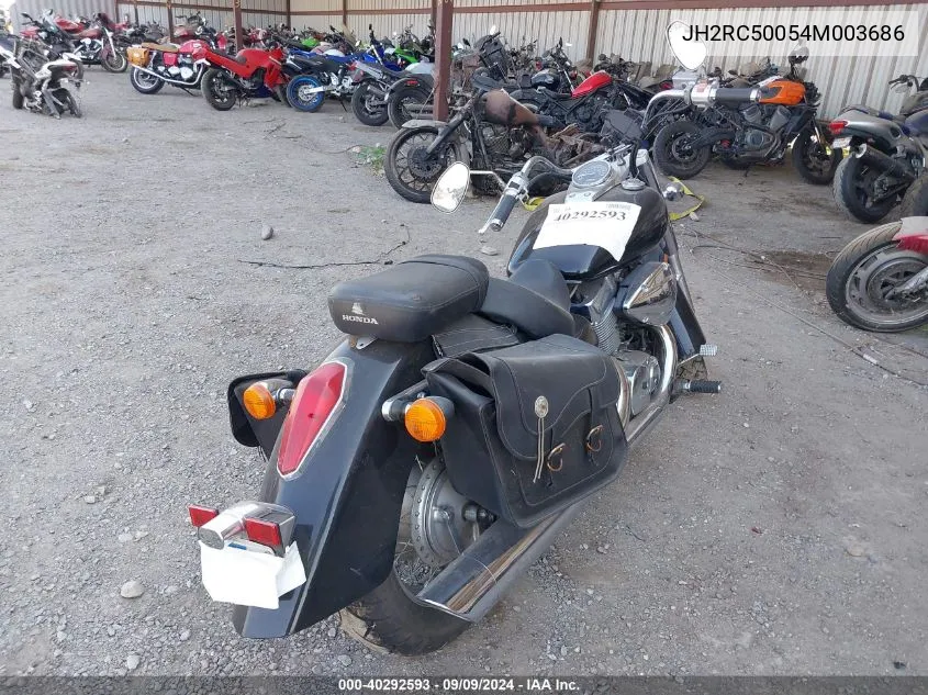 2004 Honda Vt750 C VIN: JH2RC50054M003686 Lot: 40292593