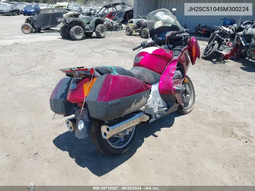 2005 Honda St1300 VIN: JH2SC51045M300224 Lot: 39718357