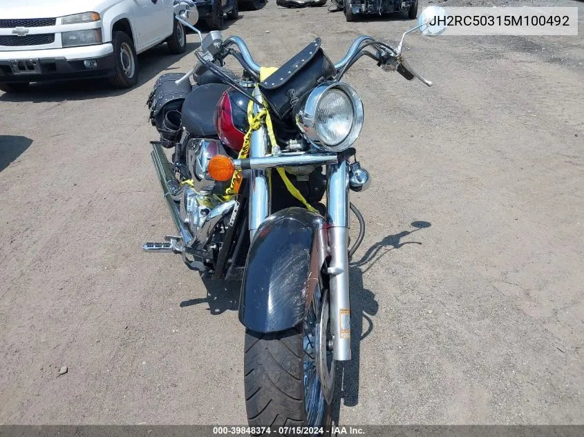 JH2RC50315M100492 2005 Honda Vt750 Ca