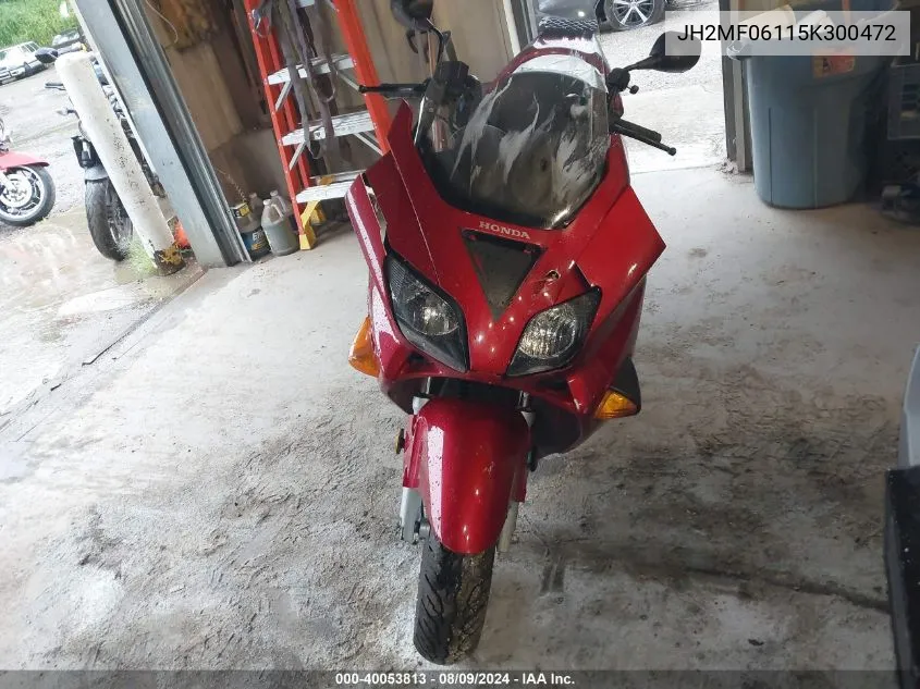 2005 Honda Nss250 VIN: JH2MF06115K300472 Lot: 40053813