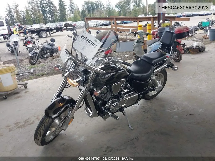 2005 Honda Vtx1800 C2 VIN: 1HFSC46305A302923 Lot: 40346707