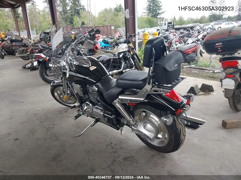 2005 Honda Vtx1800 C2 VIN: 1HFSC46305A302923 Lot: 40346707