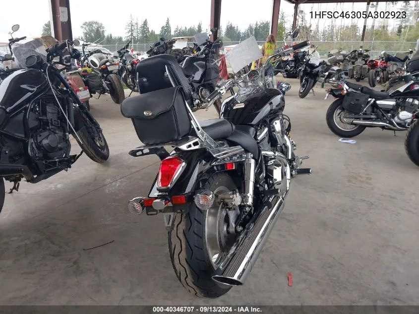 2005 Honda Vtx1800 C2 VIN: 1HFSC46305A302923 Lot: 40346707