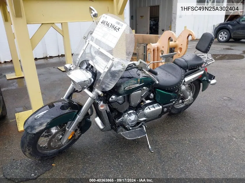 2005 Honda Vtx1800 S3 VIN: 1HFSC49N25A302404 Lot: 40363865