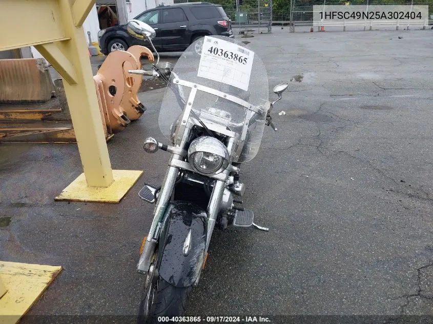 2005 Honda Vtx1800 S3 VIN: 1HFSC49N25A302404 Lot: 40363865