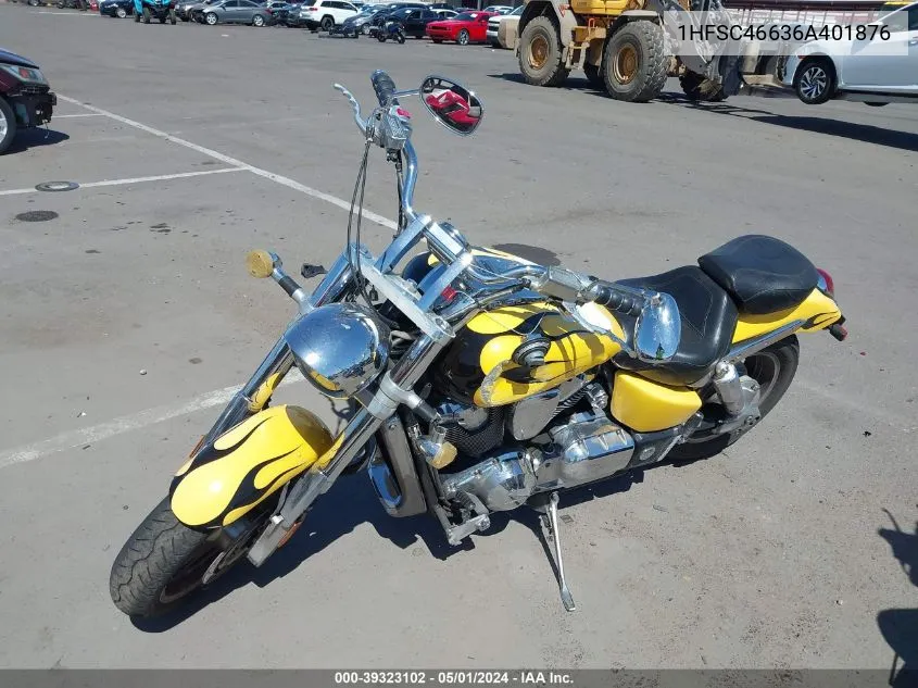 2006 Honda Vtx1800 C3 VIN: 1HFSC46636A401876 Lot: 39323102