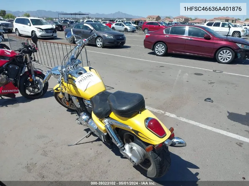 2006 Honda Vtx1800 C3 VIN: 1HFSC46636A401876 Lot: 39323102