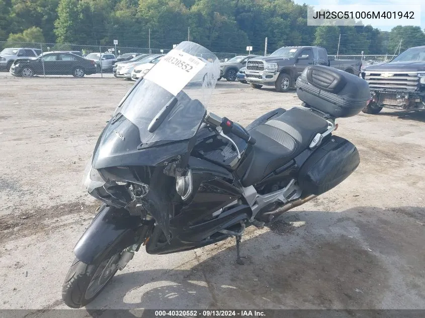 2006 Honda St1300 VIN: JH2SC51006M401942 Lot: 40320552