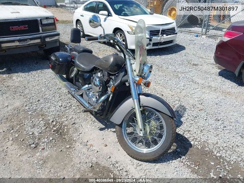 2007 Honda Vt750 VIN: JH2RC50487M301897 Lot: 40386849