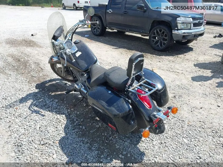 2007 Honda Vt750 VIN: JH2RC50487M301897 Lot: 40386849