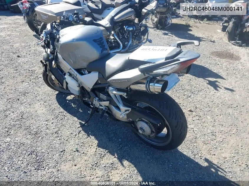 JH2RC46048M000141 2008 Honda Vfr800