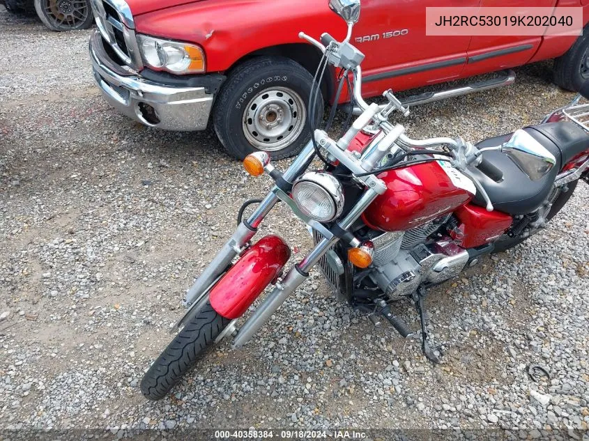 JH2RC53019K202040 2009 Honda Vt750 C2