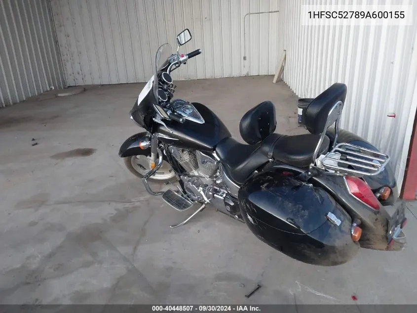 2009 Honda Vtx1300 R VIN: 1HFSC52789A600155 Lot: 40448507