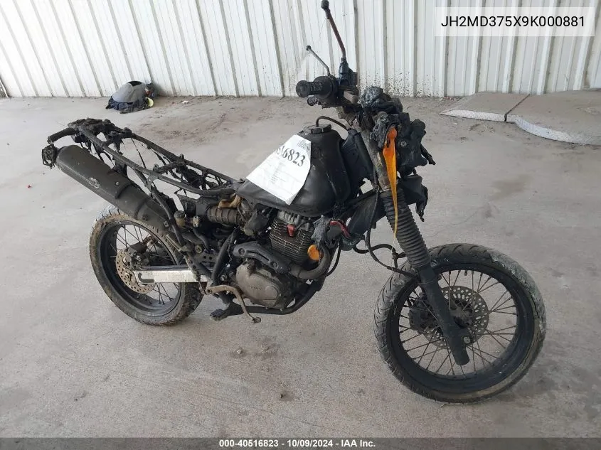 2009 Honda Crf230 M VIN: JH2MD375X9K000881 Lot: 40516823