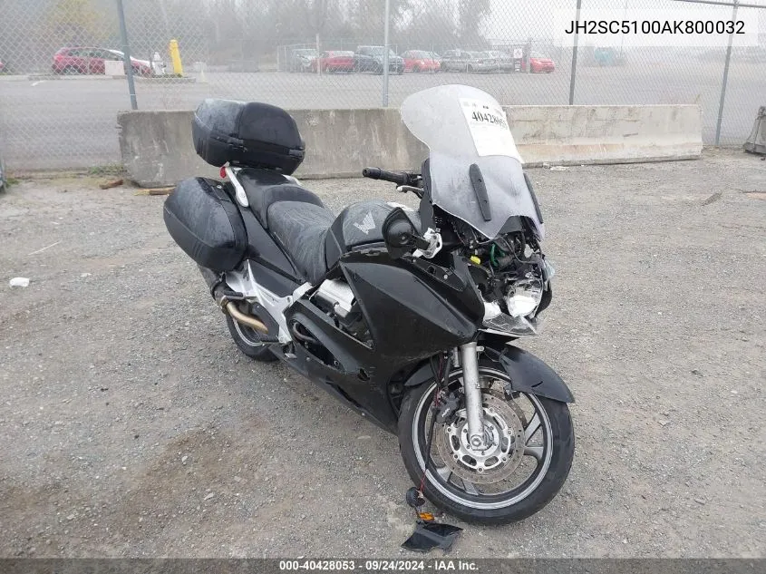 2010 Honda St1300 VIN: JH2SC5100AK800032 Lot: 40428053