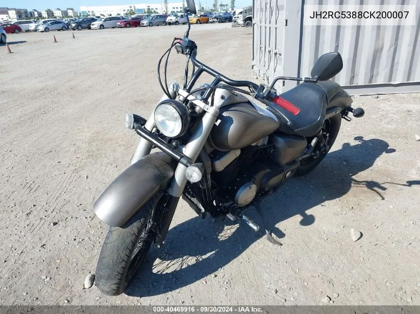 2012 Honda Vt750 C2B VIN: JH2RC5388CK200007 Lot: 40469916