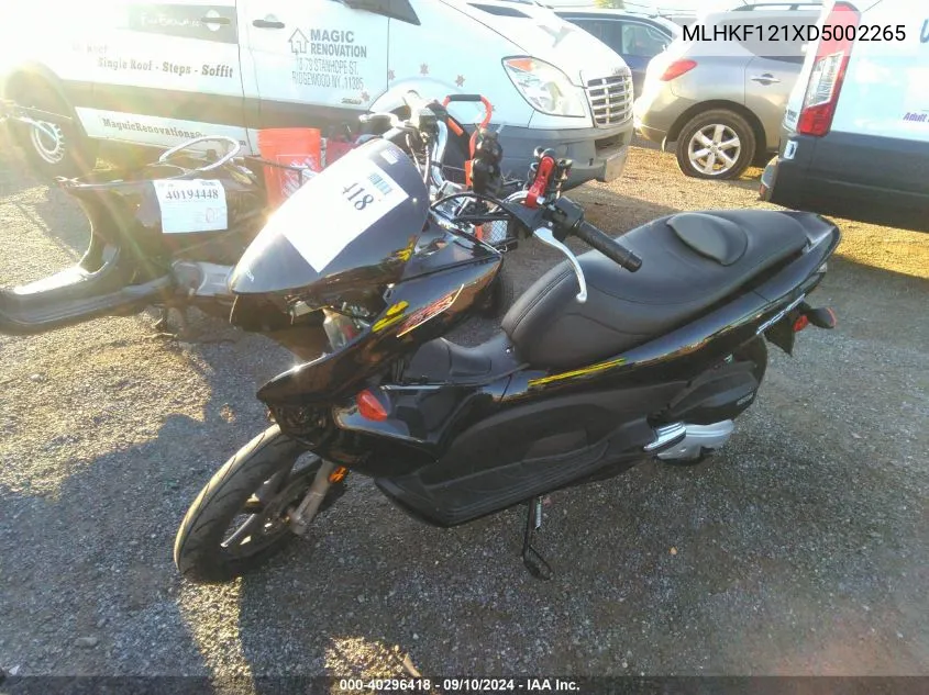 MLHKF121XD5002265 2013 Honda Pcx 150