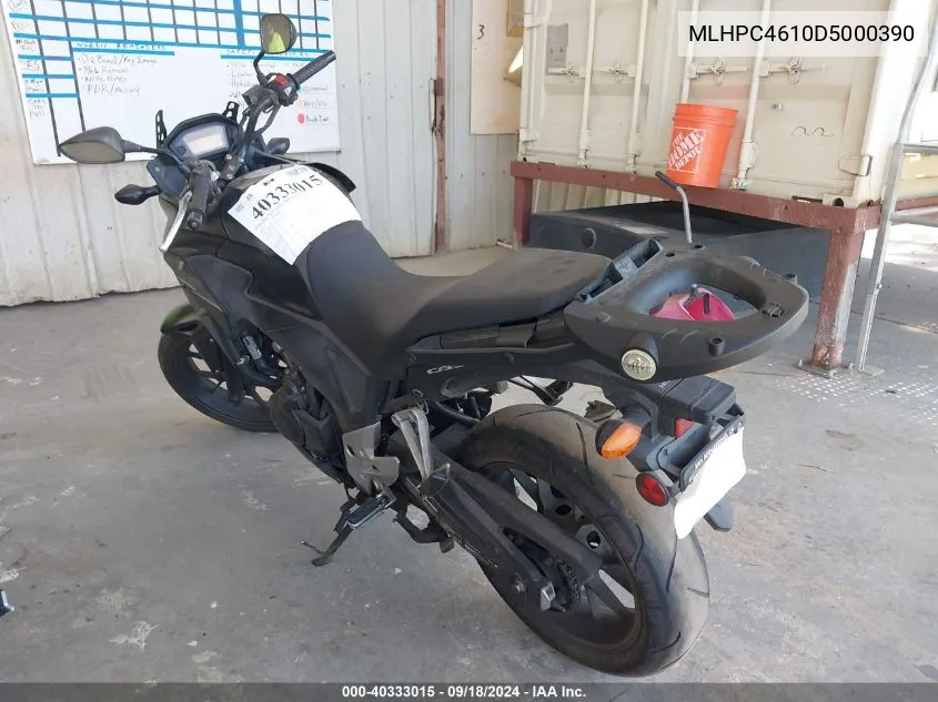 MLHPC4610D5000390 2013 Honda Cb500 X