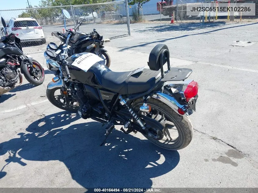 2014 Honda Cb1100 VIN: JH2SC6515EK102286 Lot: 40164494