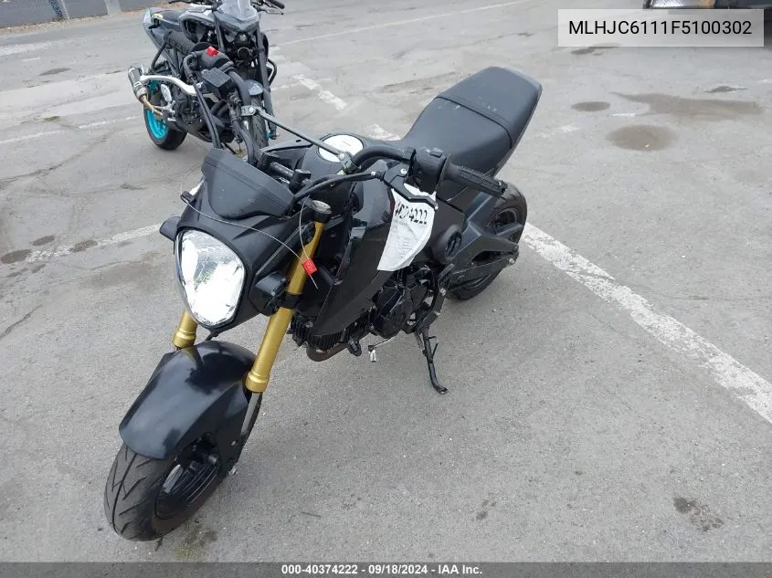 MLHJC6111F5100302 2015 Honda Grom 125