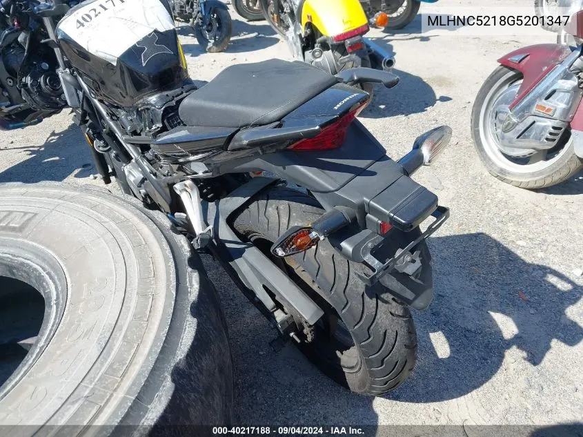 MLHNC5218G5201347 2016 Honda Cb300 F