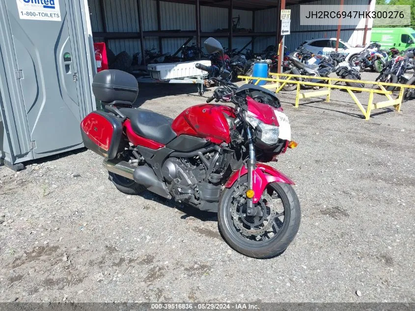 JH2RC6947HK300276 2017 Honda Ctx700 D