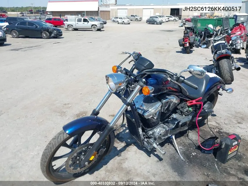 JH2SC6126KK400517 2019 Honda Vt1300 Cx