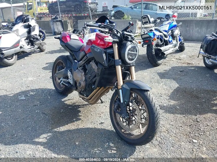 2019 Honda Cb650 R VIN: MLHRH021XK5000161 Lot: 40384633