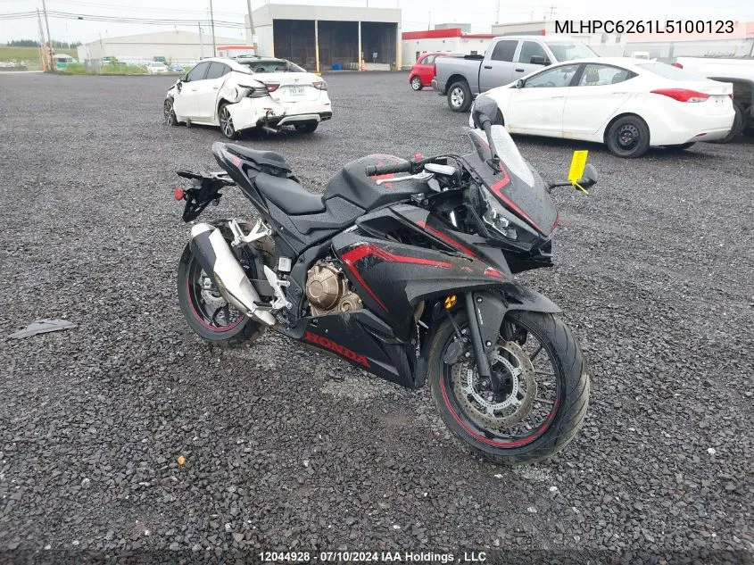 2020 Honda Cbr500 Ra VIN: MLHPC6261L5100123 Lot: 12044928