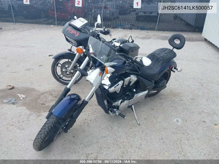 2020 Honda Vt1300 Cx VIN: JH2SC6141LK500057 Lot: 39615756