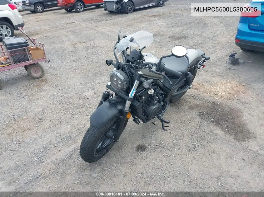 2020 Honda Cmx500 VIN: MLHPC5600L5300605 Lot: 39816101