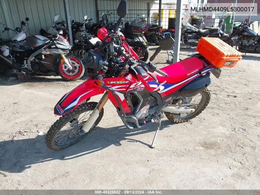 MLHMD4409L5300017 2020 Honda Crf250 Rl