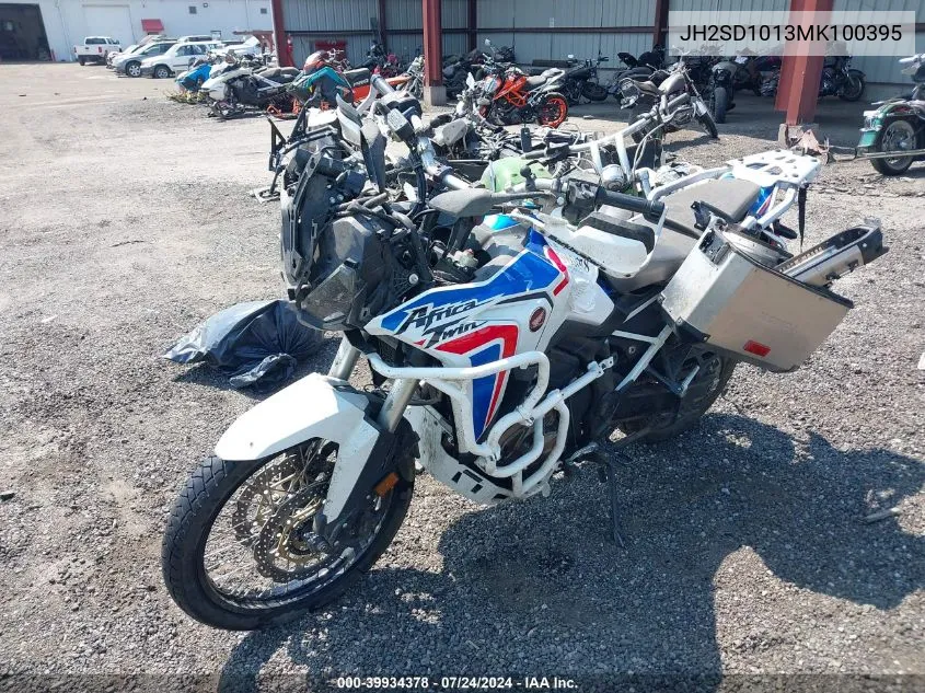 2021 Honda Crf1100 A VIN: JH2SD1013MK100395 Lot: 39934378