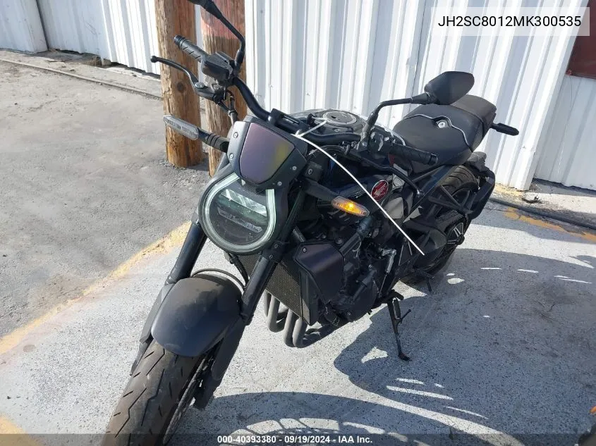 2021 Honda Cb1000 Ra VIN: JH2SC8012MK300535 Lot: 40393380