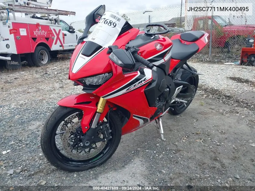 JH2SC7711MK400495 2021 Honda Cbr1000 Rr