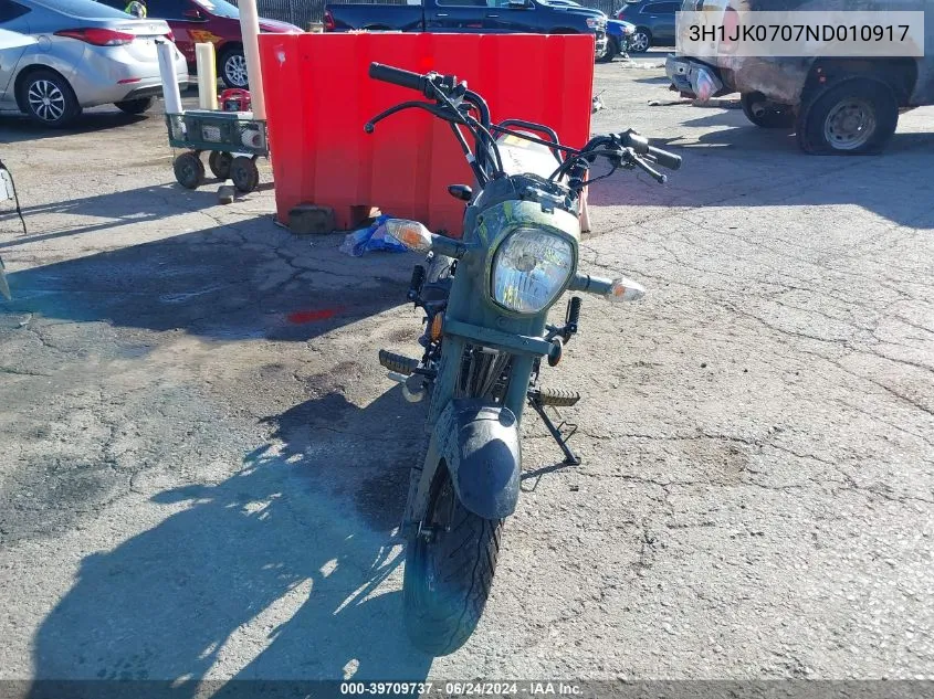 3H1JK0707ND010917 2022 Honda Nva110 B