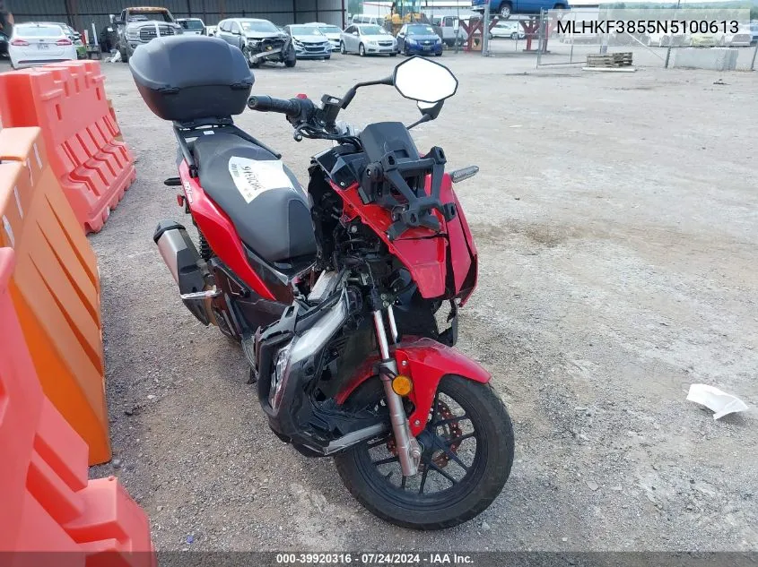 MLHKF3855N5100613 2022 Honda Adv150 A