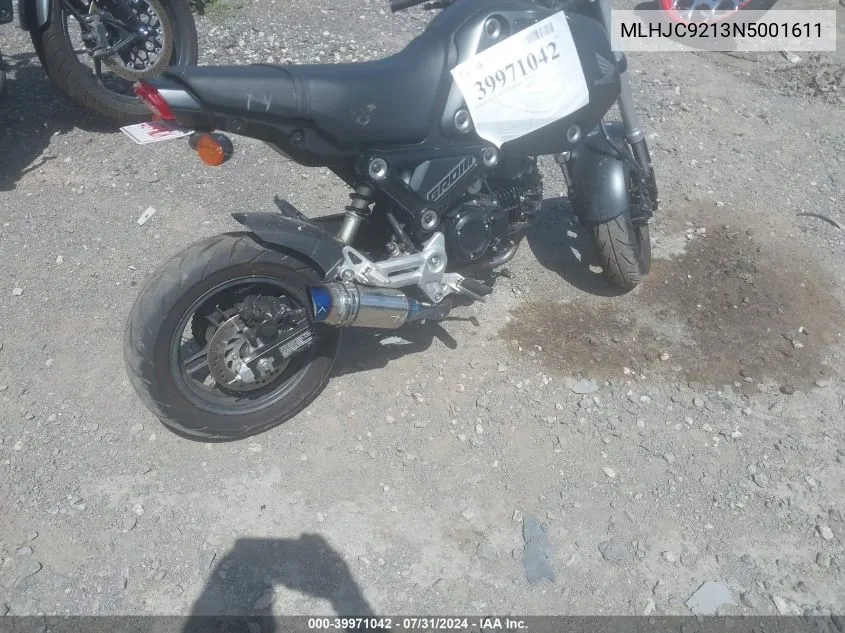 MLHJC9213N5001611 2022 Honda Grom 125