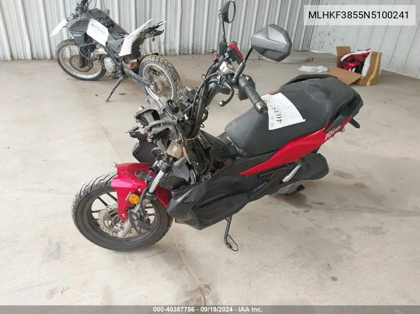 MLHKF3855N5100241 2022 Honda Adv150 A