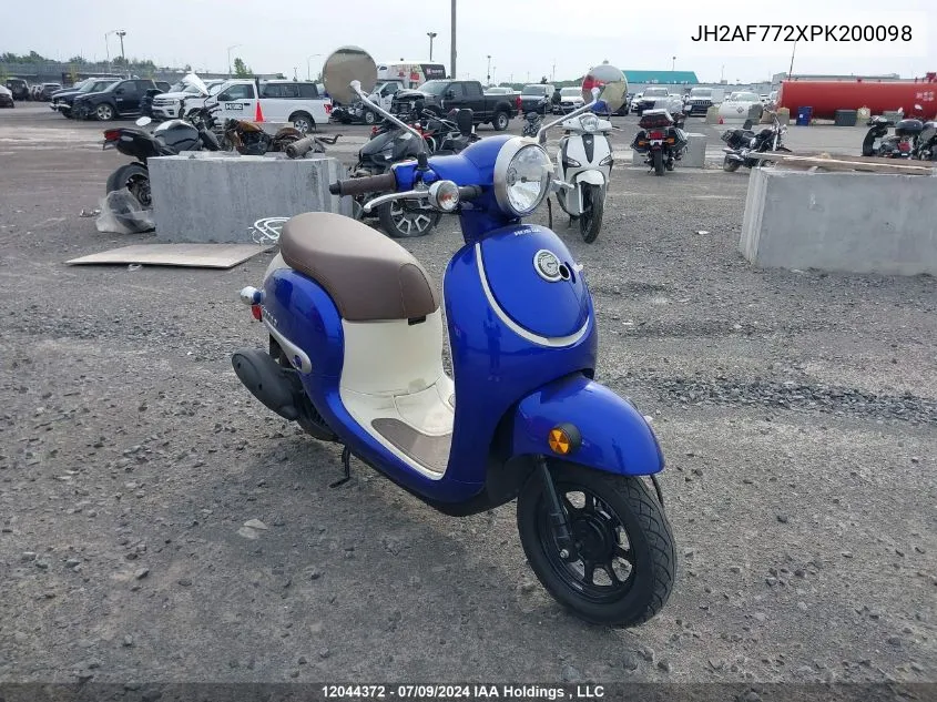 2023 Honda Ncw50 P VIN: JH2AF772XPK200098 Lot: 12044372