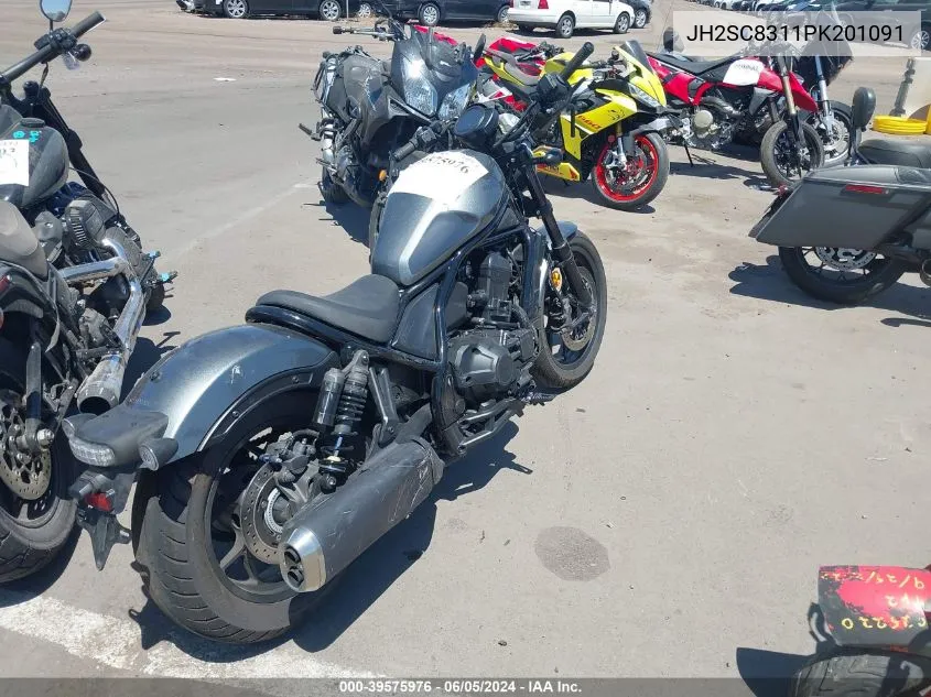 2023 Honda Cmx1100 D VIN: JH2SC8311PK201091 Lot: 39575976