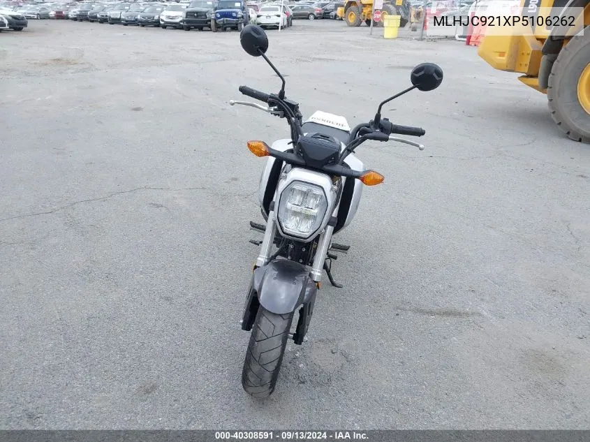 2023 Honda Grom 125 VIN: MLHJC921XP5106262 Lot: 40308591