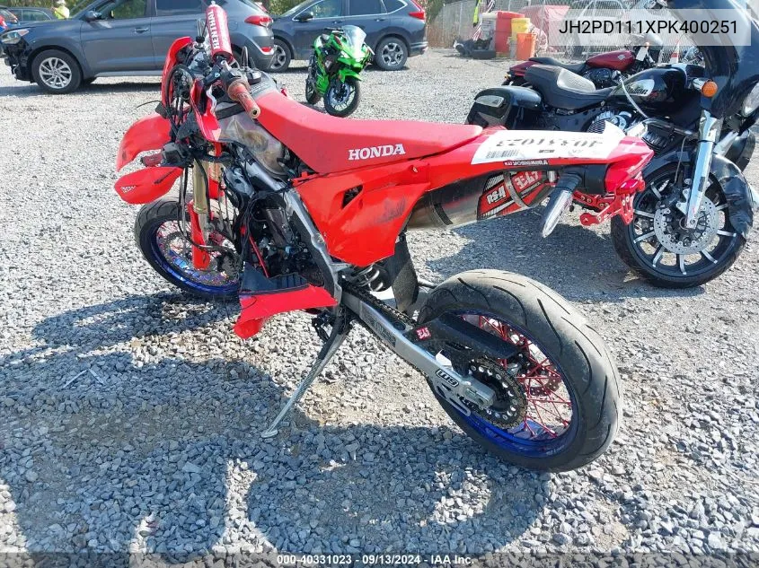 JH2PD111XPK400251 2023 Honda Crf450 Rl