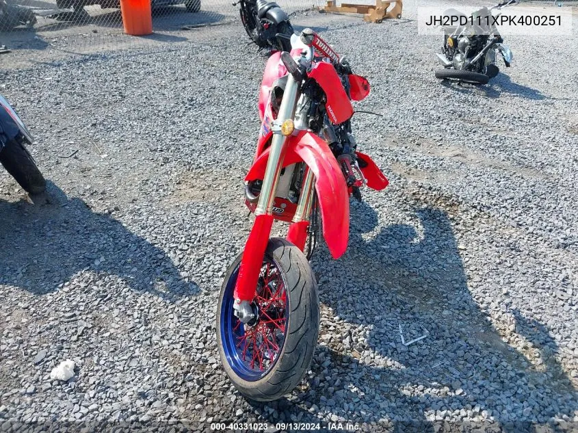 2023 Honda Crf450 Rl VIN: JH2PD111XPK400251 Lot: 40331023