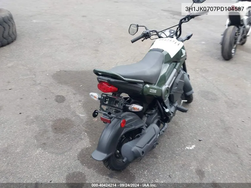 2023 Honda Nva110 B VIN: 3H1JK0707PD104587 Lot: 40424214