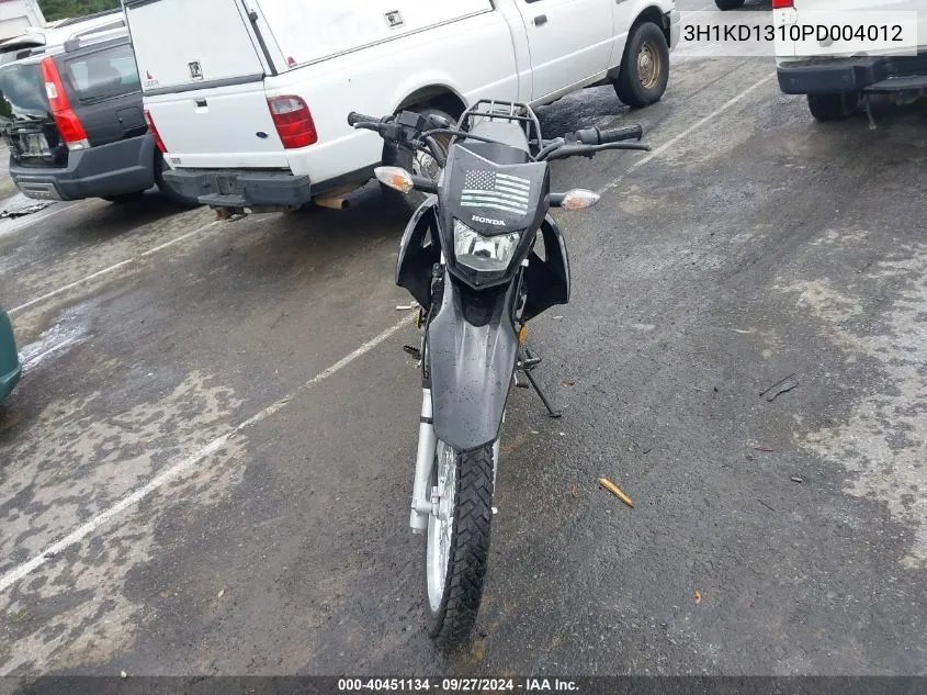 2023 Honda Xr150L E VIN: 3H1KD1310PD004012 Lot: 40451134